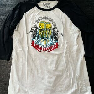 Liquid Death Black and White Men's 3/4th Shirt
